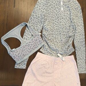 Victoria's Secret Pink Leopard PJ set